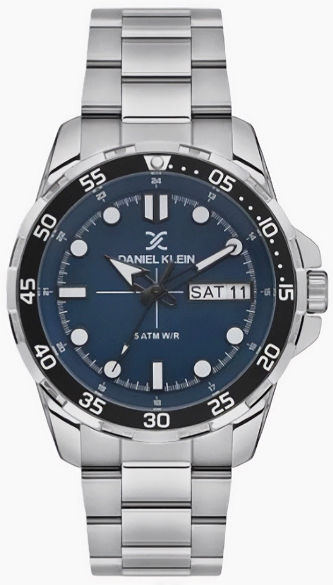 Daniel Klein DK1138845 side view — stainless steel bracelet detail