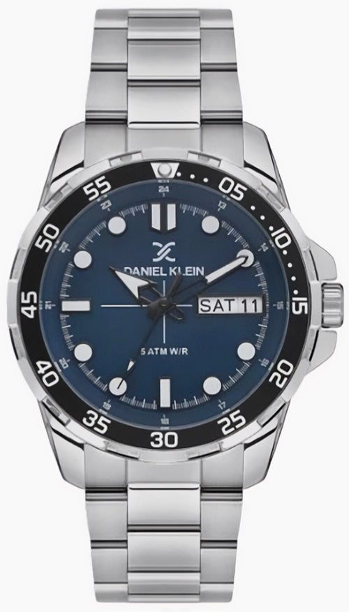 Daniel Klein DK1138845 side view — stainless steel bracelet detail