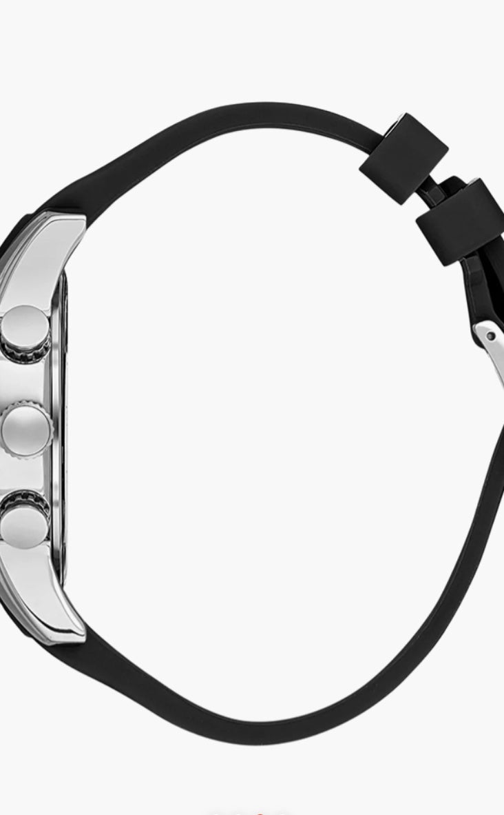 Daniel Klein DK1133136 front view — black dial chronograph